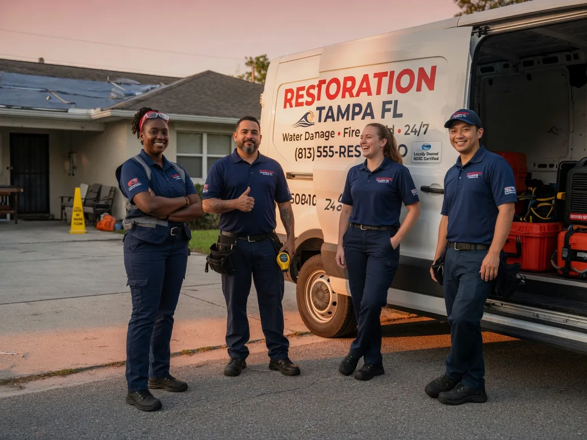 Water Damage Restoration company in New Bavaria, OH